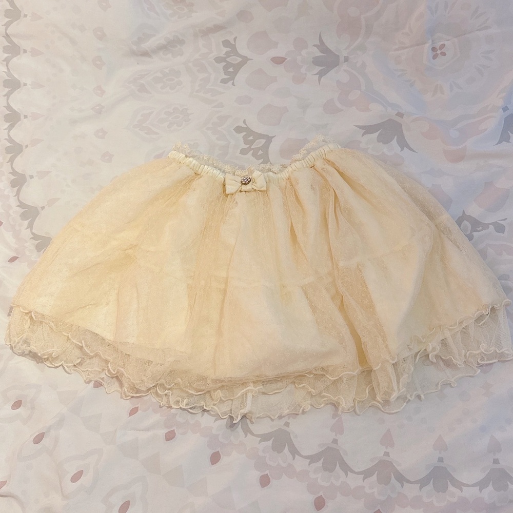Liz Lisa | Cream Tulle Skirt